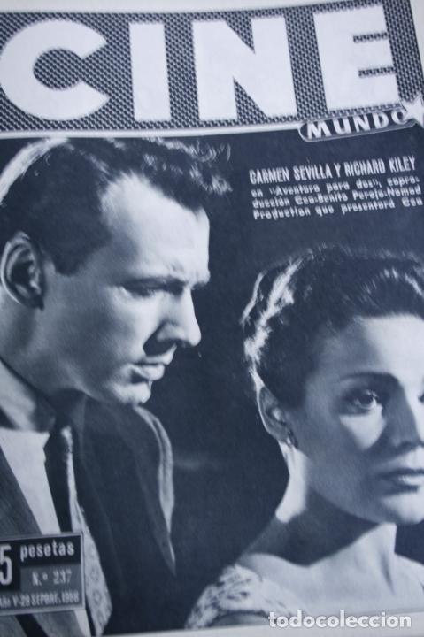 Coleccionismo de Revistas y Peri&oacute;dicos: CARMEN SEVILLA SARA MONTIEL BERLANGA UN TRAJE BLANCO NATALIE WOOD 1956 CINE MUNDO N&ordm; 237