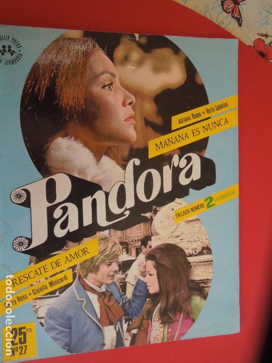 Coleccionismo de Revistas y Peri&oacute;dicos: PANDORA N&ordm; 27 - 2 FOTONOVELAS -MA&Ntilde;ANA ES NUNCA - RESCATE DE AMOR - 1968