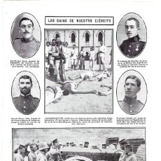 Colecionismo de Revistas e Jornais: 1913 HOJA REVISTA GUERRA DE MARRUECOS ALCAZARQUIVIR CADÁVERES DE MOROS MUERTOS TRAS ATAQUE A CIUDAD. Lote 281847418