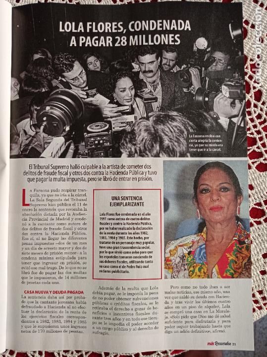Coleccionismo de revistas y peri&oacute;dicos: lola flores