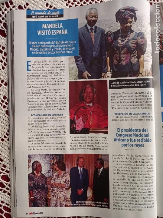 Collection Magazines and Newspapers: NELSON MANDELA EN ESPA&Ntilde;A