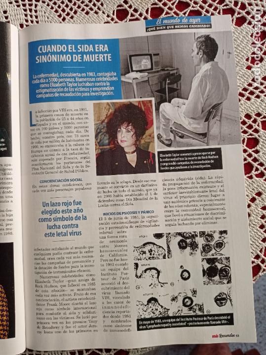 Coleccionismo de Revistas y Peri&oacute;dicos: ELIZABETH TAYLOR CONTRA EL SIDA
