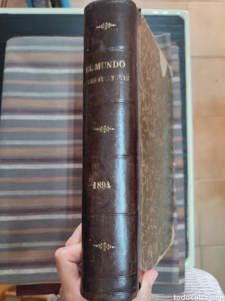 Coleccionismo de revistas y peri&oacute;dicos: Tomo revista El mundo de las aventuras 1894-1896. 76 n&uacute;meros consecutivos