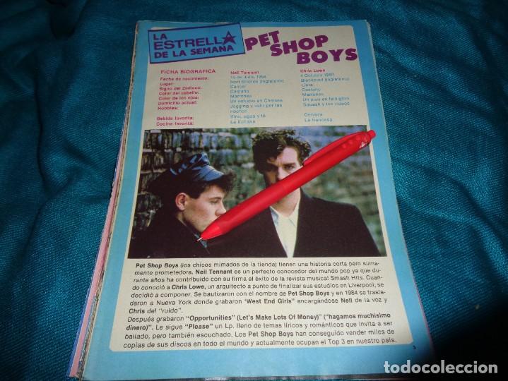 Coleccionismo de Revistas y Peri&oacute;dicos: RECORTE : PET SHOP BOYS. PECOSA, NVMBRE 1986