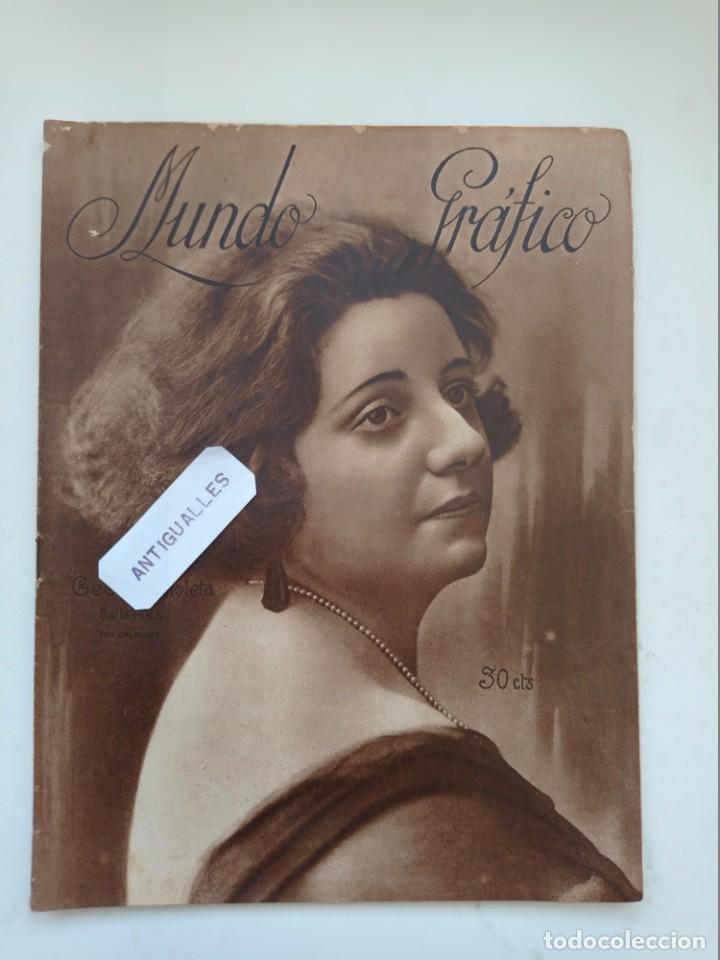 Coleccionismo de Revistas y Peri&oacute;dicos: DIARIO,REVISTA MUNDO GRAFICO N&ordm;634 A&Ntilde;O 1923-LEER INTERIOR NOTICIAS-PRIMO DE RIBERAPERIODICO ANTIGUO-