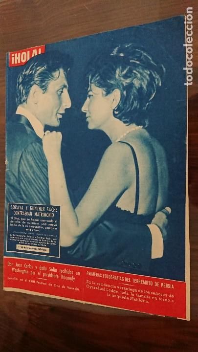 Coleccionismo de Revistas y Peri&oacute;dicos: REVISTA HOLA N&ordm; 941 - 8 AL 14 DE SEPTIEMBRE A&Ntilde;O 1962