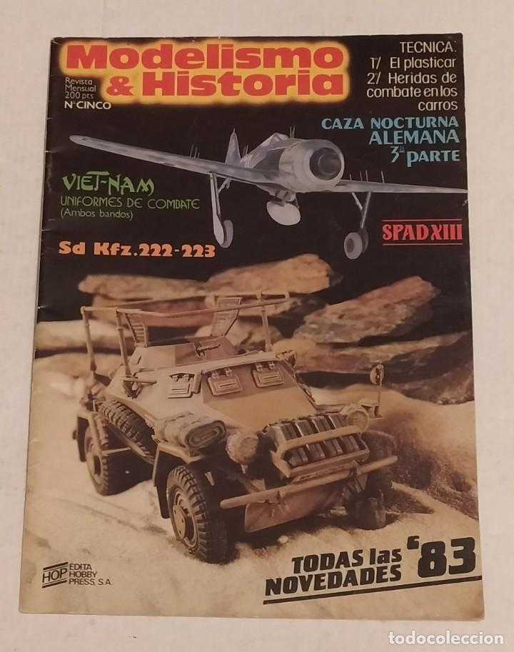 Coleccionismo de Revistas y Peri&oacute;dicos: MODELISMO E HISTORIA N&ordm; 5. ABRIL A&Ntilde;O 1983 HOBBY PRESS