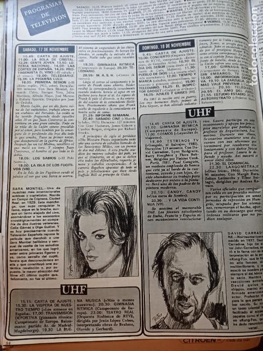 Coleccionismo de Revistas y Peri&oacute;dicos: sara montiel david carradine