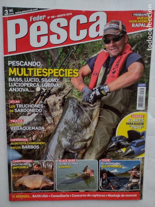 Coleccionismo de Revistas y Peri&oacute;dicos: FEDER PESCA 166 - AGOSTO 2010 - SARDONEDO - COTO DE VEGAQUEMADA