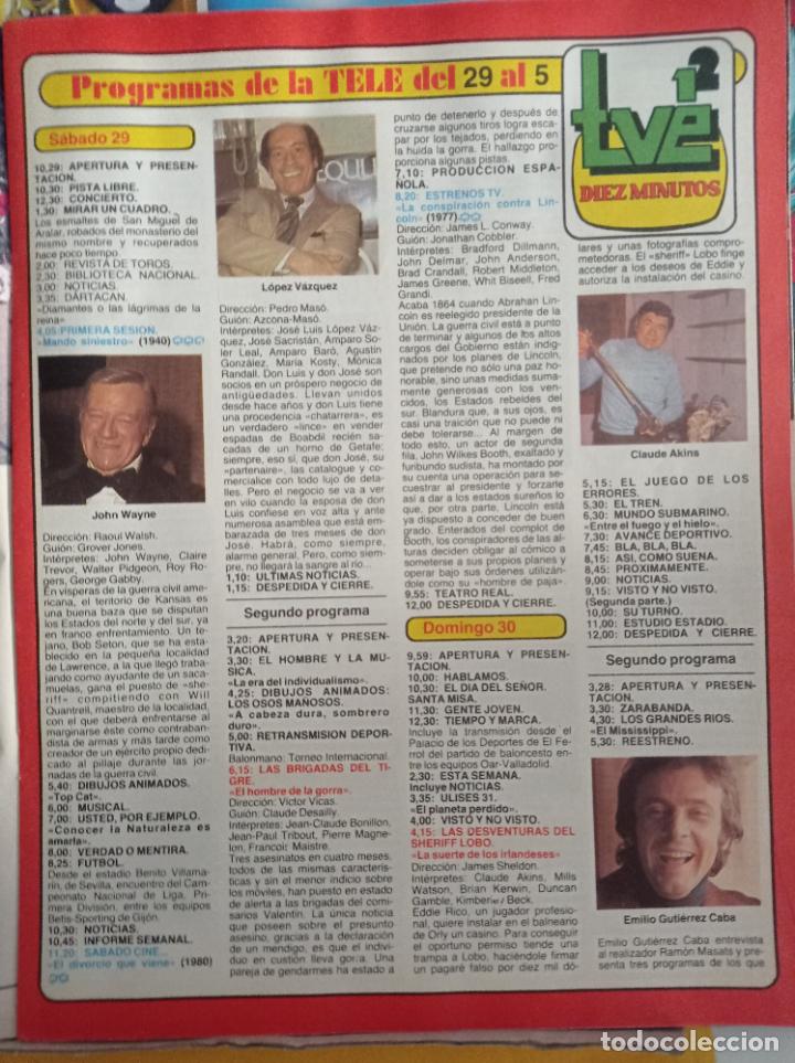 Sammeln von Zeitschriften und Zeitungen: claude akins jose luis lopez vazquez john wayne emilio gutierrez caba