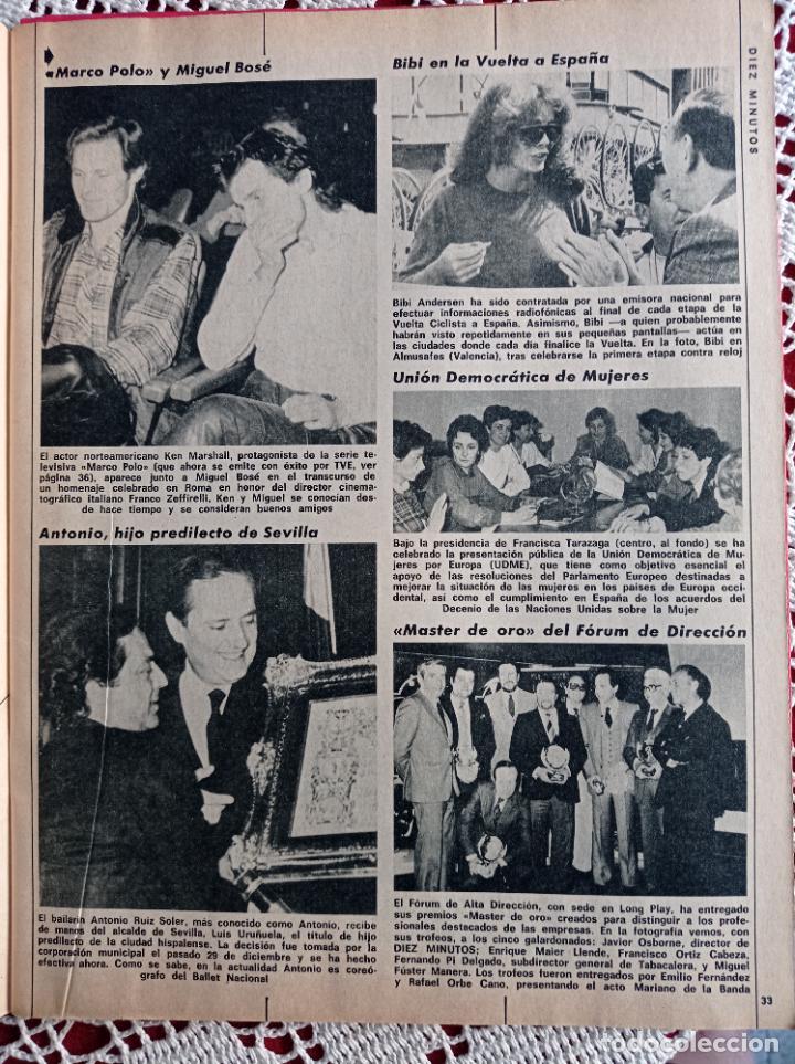Coleccionismo de Revistas y Peri&oacute;dicos: KEN MARSHALL MIGUEL BOSE BIBI ANDERSEN ANTONIO EL BAILARIN