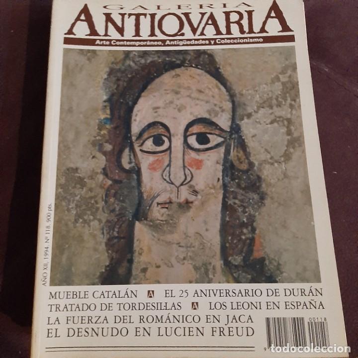 Colecionismo de Revistas e Jornais: REVISTA GALERIA ANTIQUARIA N&deg; 118. 1994. MUEBLE CATALAN. EL 25 ANIVERSARIO DE DURAN. ANTIQVARIA
