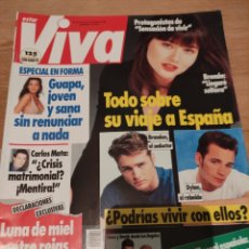 Coleccionismo de Revistas y Periódicos: REVISTA ESTAR VIVA 1992 BEVERLY HILLS 90210 CICCIOLINA MADONNA CARLOS MATA CAMARÓN LYDIA BOSCH