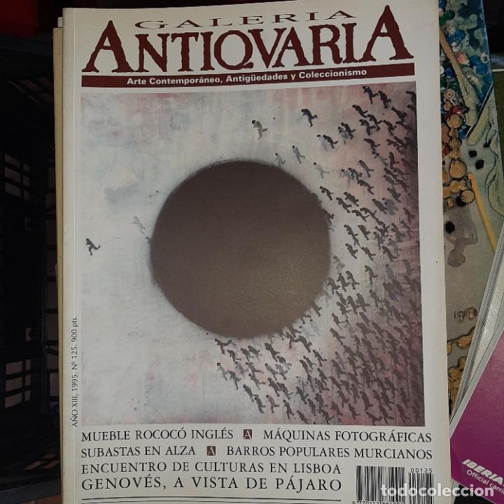 Colecionismo de Revistas e Jornais: REVISTA GALERIA ANTIQUARIA N&deg; 125 1995 MAQUINAS FOTOGRAFICAS. BARRIOS POPULARES MURCIANOS ANTIQVARIA