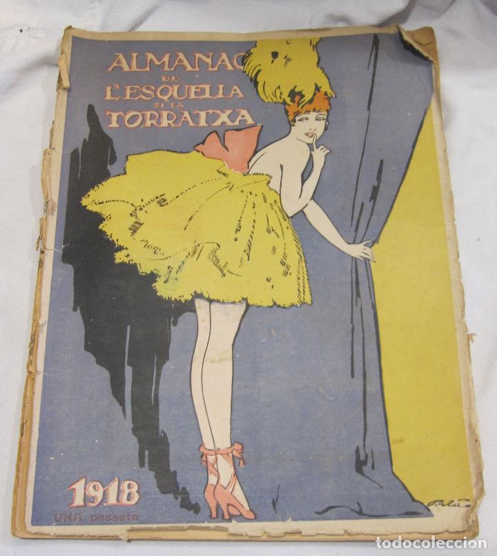 Coleccionismo de Revistas y Peri&oacute;dicos: ALMANACH DE LA ESQUELLA DE LA TORRATXA, 1918. 29 x 23 cm