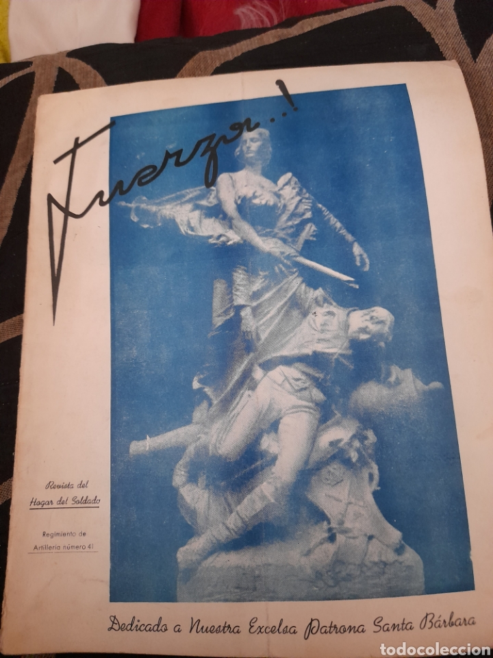 Colecionismo de Revistas e Jornais: Fuerza ,Revista del Hogar del Soldado,Regimiento de Artiller&iacute;a n41 ,Segovia de 1944