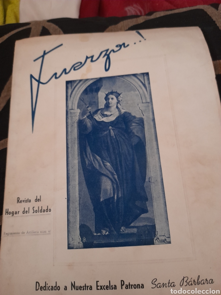 Colecionismo de Revistas e Jornais: Fuerza, Revista del Hogar del Soldado, Regimiento de Artiller&iacute;a n41 de Segovia, de 1943