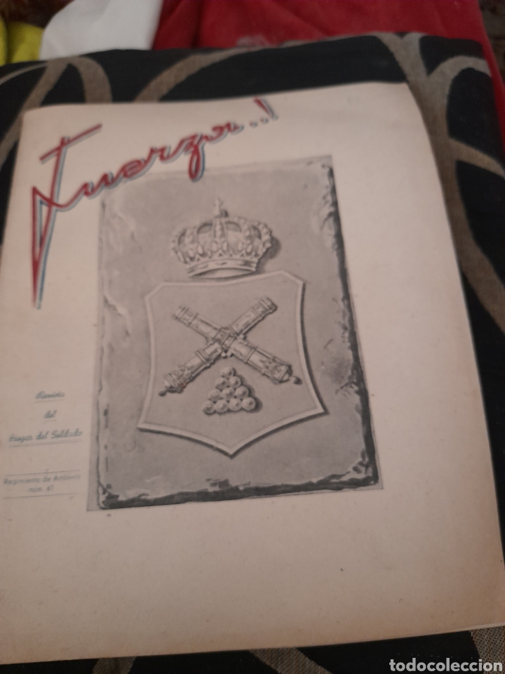 Colecionismo de Revistas e Jornais: Fuerza, Revista del Hogar del Soldado, Regimiento de Artiller&iacute;a n41 de Segovia, de 1945