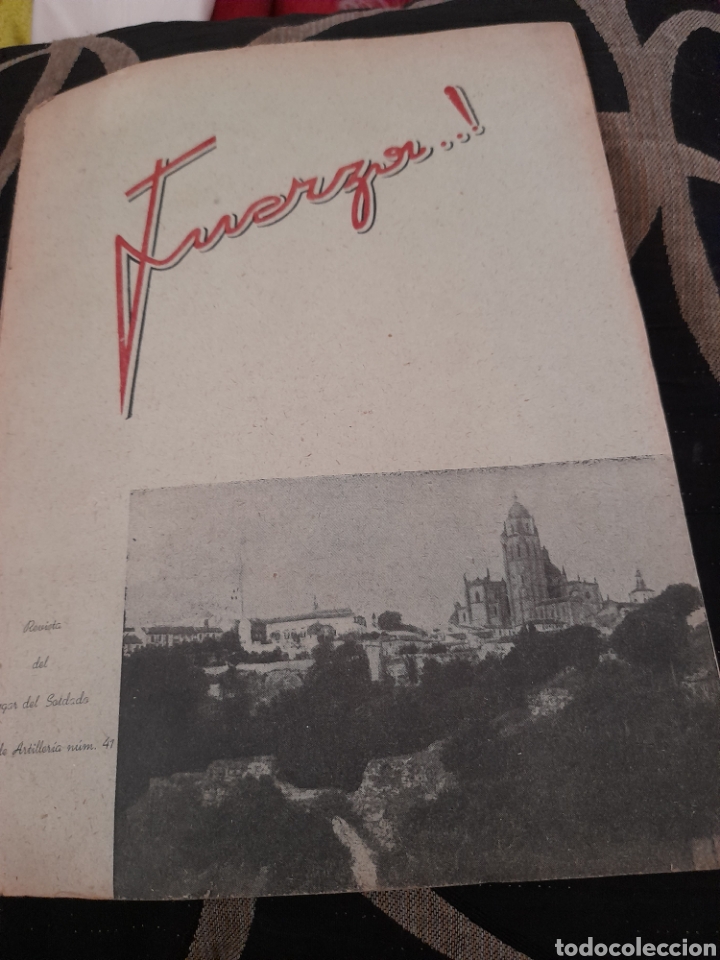 Colecionismo de Revistas e Jornais: Fuerza, Revista del Hogar del Soldado, Regimiento de Artiller&iacute;a n41 de Segovia, de 1943