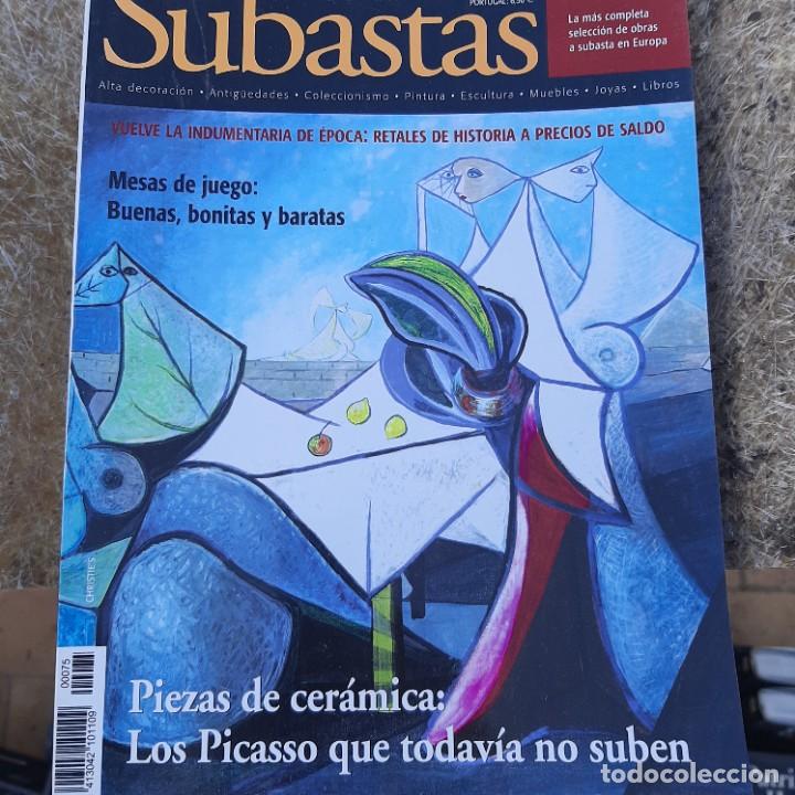 Colecionismo de Revistas e Jornais: REVISTA SUBASTAS SIGLO XXI. A&Ntilde;O 7 N&deg; 75 aGOSTO SEPTIEMBRE 2006. PIEZAS DE CERAMICA