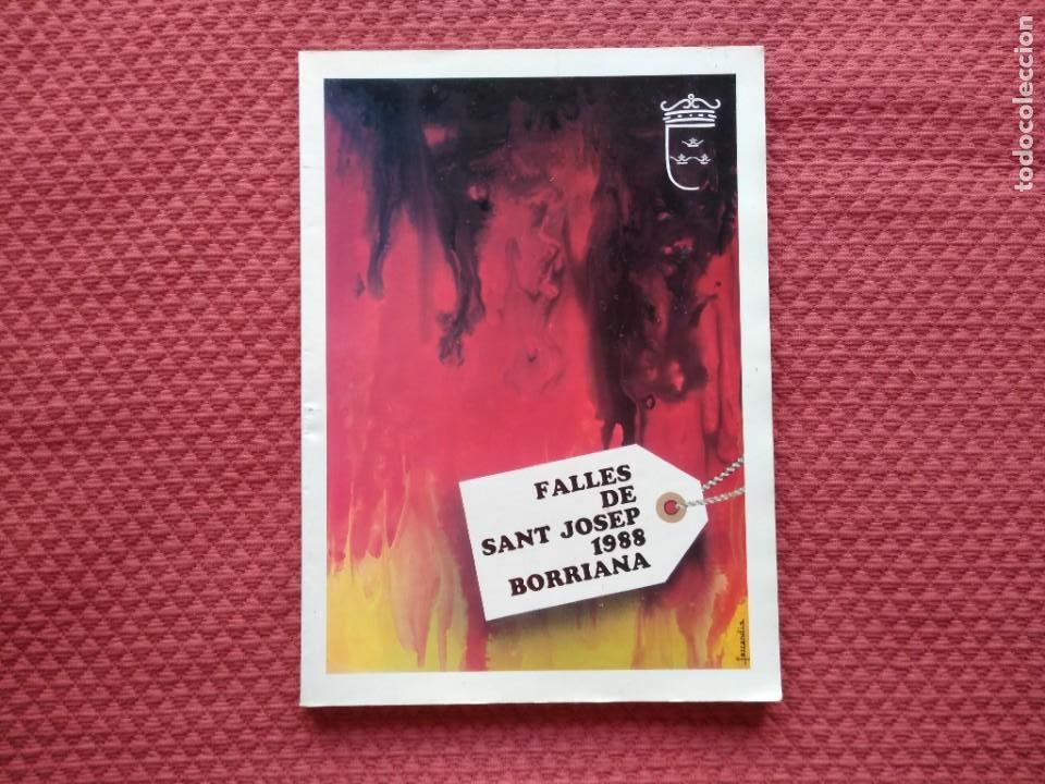 Coleccionismo de Revistas y Peri&oacute;dicos: LIBRO FALLERO BURRIANA 1988 Falles de Sant Josep Borriana