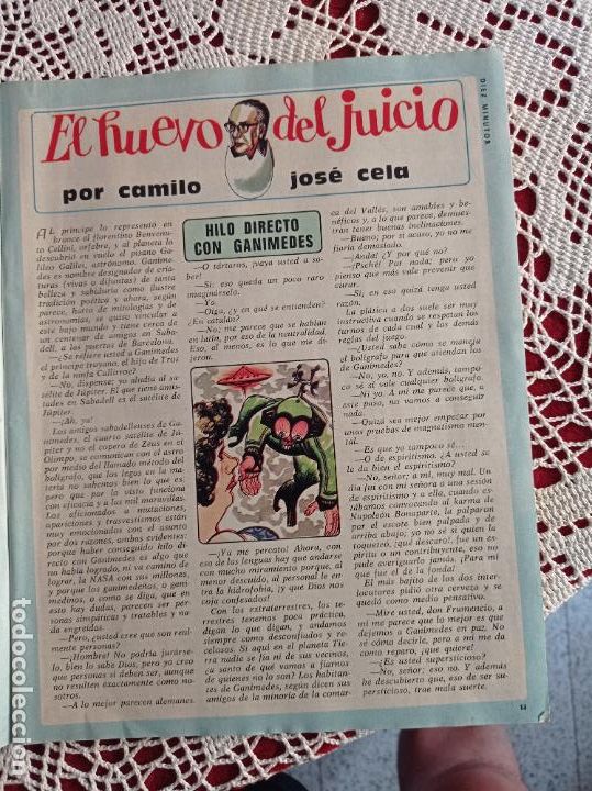 Coleccionismo de revistas y peri&oacute;dicos: el huevo del juicio camilo jose cela GANIMEDES