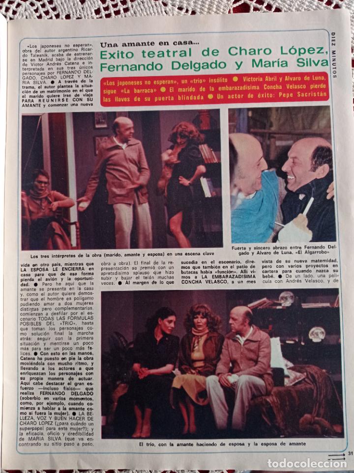 Coleccionismo de revistas y peri&oacute;dicos: CHARO LOPEZ FERNANDO DELGADO MARIA SILVA CONCHA VELASCO PILAR VELAZQUEZ MONICA RANDALL