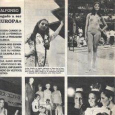 Coleccionismo de Revistas y Periódicos: NOELIA AFONSO, MISS EUROPA 1970: REPORTAJE GRÁFICO. 1970