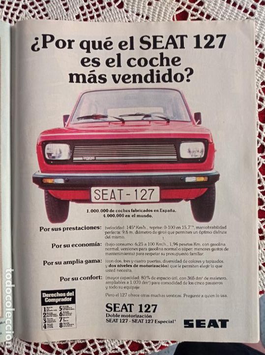 Coleccionismo de Revistas y Peri&oacute;dicos: ANUNCIO SEAT 127