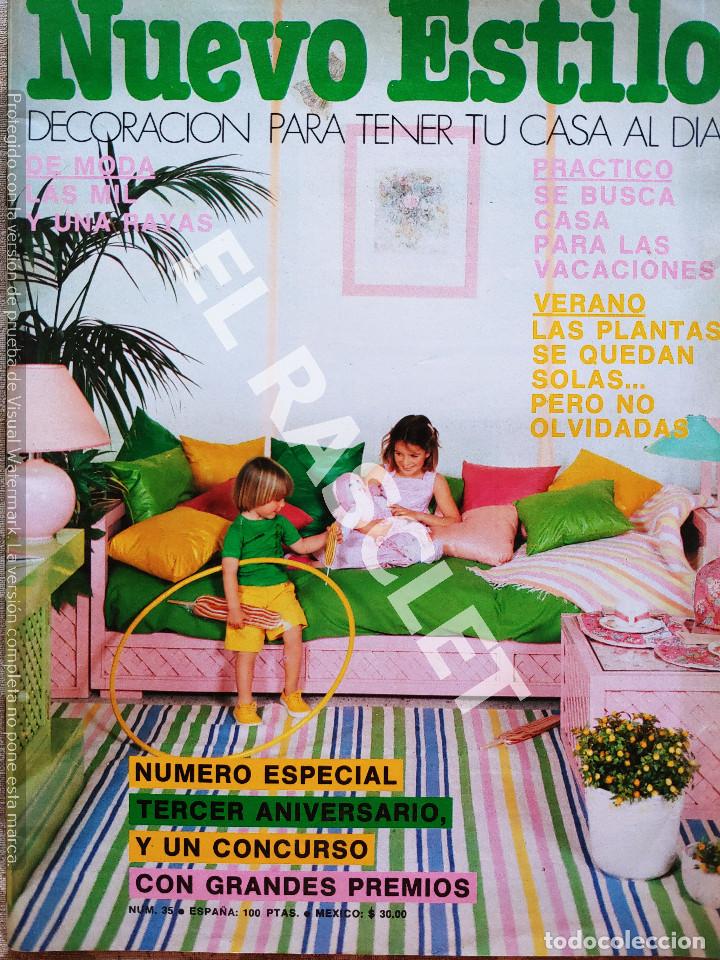 Coleccionismo de Revistas y Peri&oacute;dicos: ANTIG&Uuml;A REVISTA- NUEVO ESTILO DECORACION - NUMERO 35