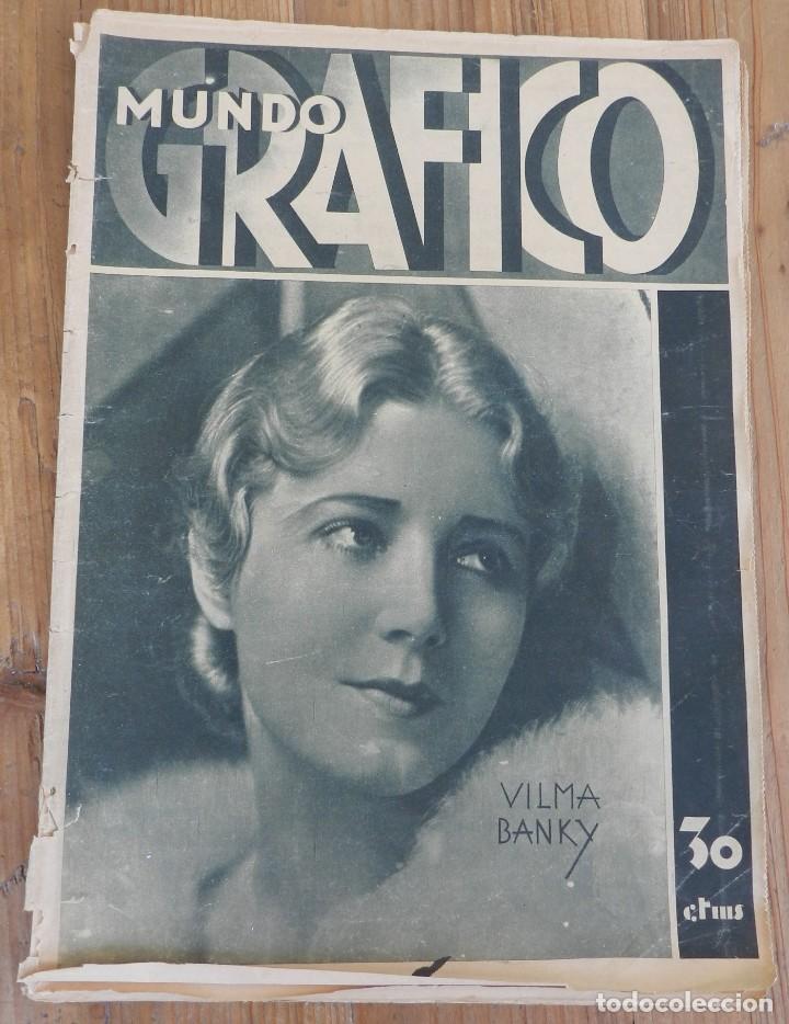 Coleccionismo de Revistas y Peri&oacute;dicos: MUNDO GRAFICO - N&ordm; 997 - 10 DICIEMBRE 1.930 - LA VIRGEN PATRONA DE LOS MUSICOS EN VALENCIA, CACERIA
