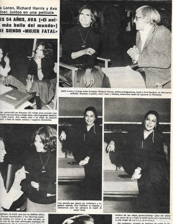 Coleccionismo de Revistas y Peri&oacute;dicos: AVA GARDNER: Reportaje gr&aacute;fico. A&ntilde;os 70