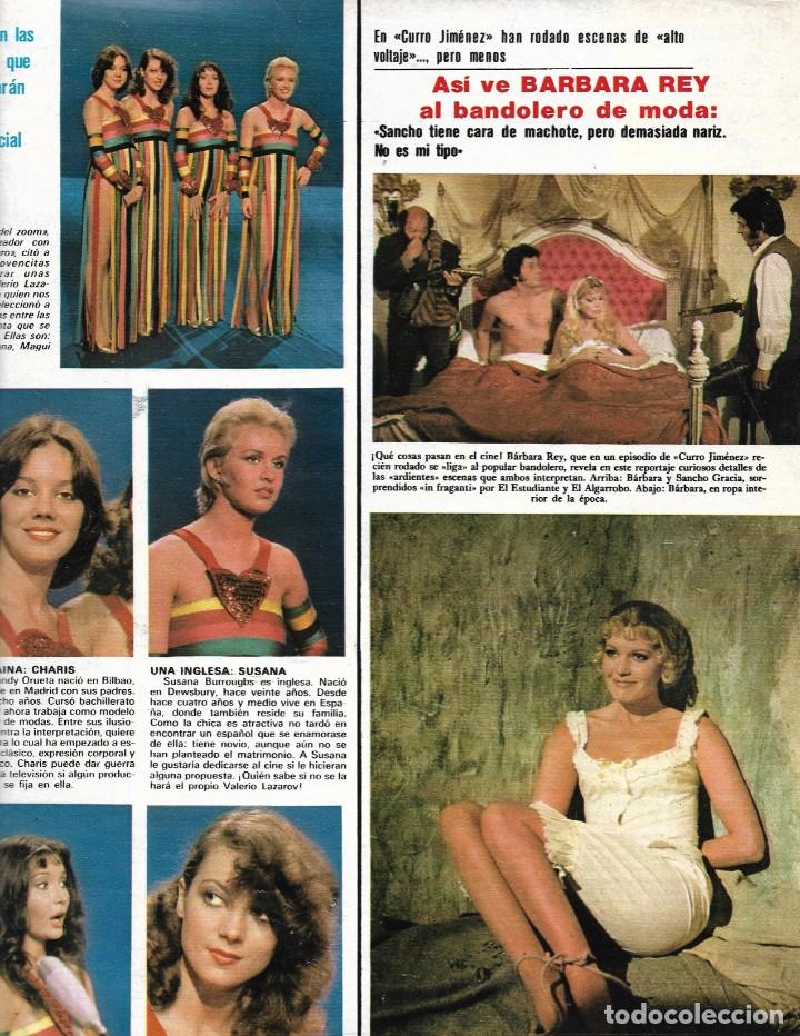Coleccionismo de revistas y peri&oacute;dicos: BARBARA REY: Reportaje gr&aacute;fico y entrevista. A&ntilde;os 70