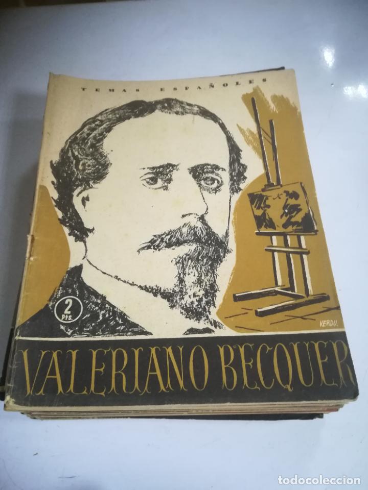 Coleccionismo de Revistas y Peri&oacute;dicos: REVISTA. TEMAS ESPA&Ntilde;OLES. N&ordm; 157. VALERIANO BECQUER POR FRANCISCO POMPEY. 1955