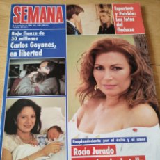 Coleccionismo de Revistas y Periódicos: SEMANA 1990 ROCÍO JURADO LUZ CASAL MADONNA LOLA FLORES