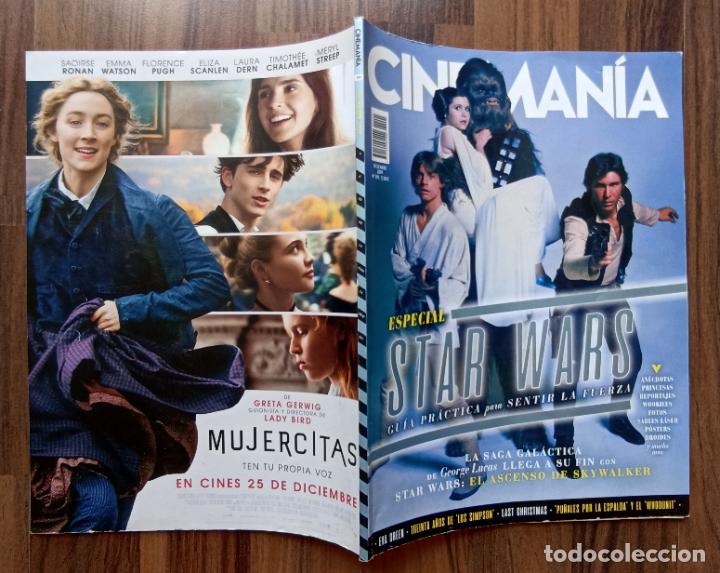 Coleccionismo de Revistas y Peri&oacute;dicos: CINEMAN&Iacute;A N&ordm; 291 - ESPECIAL STAR WARS GU&Iacute;A PR&Aacute;CTICA PARA SENTIR LA FUERZA - DICIEMBRE 2019