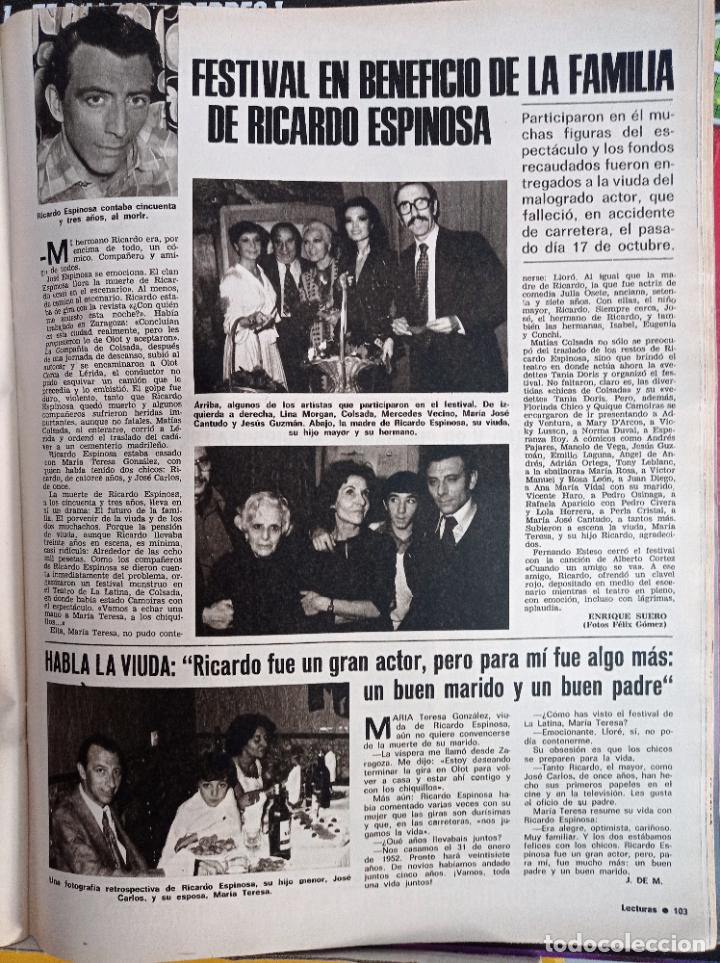 Coleccionismo de Revistas y Peri&oacute;dicos: MERCEDES VECINO MARIA JOSE CANTUDO LINA MORGAN JUANITO NAVARRO