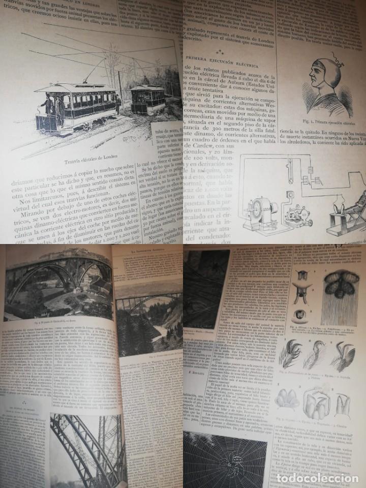 Collezionismo di Riviste e Giornali: Selecci&oacute;n de art&iacute;culos Secci&oacute;n Cient&iacute;fica con grabados. 1890 Revista Ilustraci&oacute;n Art&iacute;stica