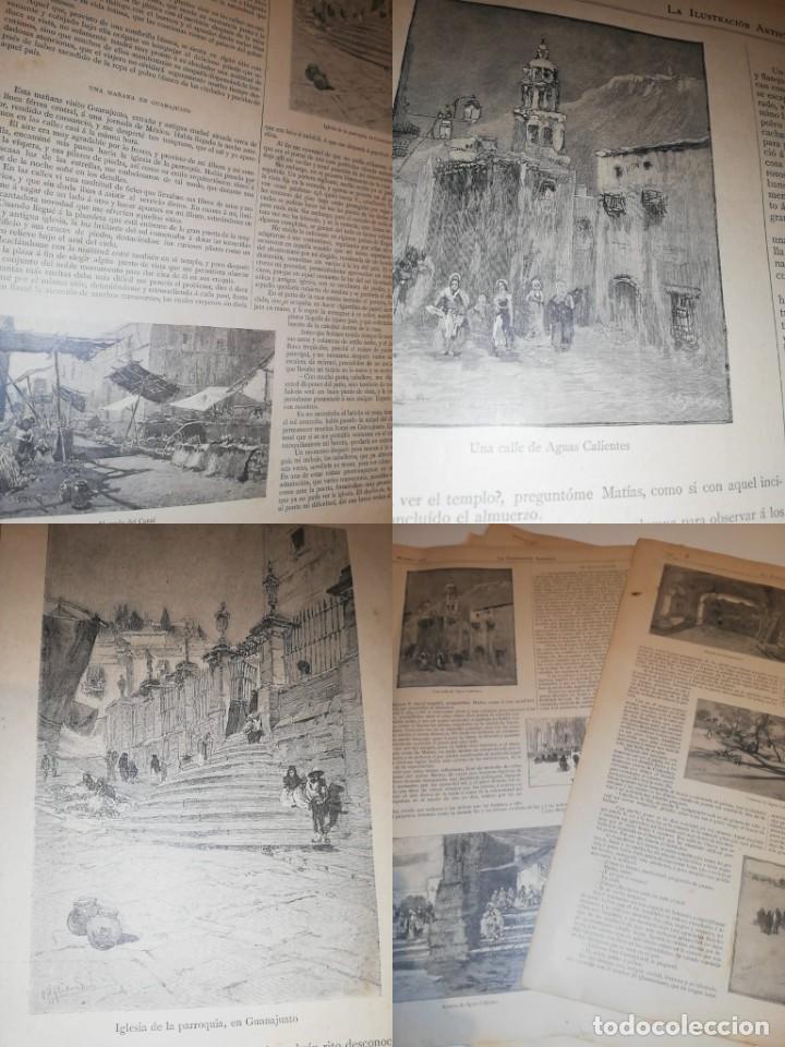 Collezionismo di Riviste e Giornali: Una vuelta por M&eacute;xico. Art&iacute;culo de Revista 1890.