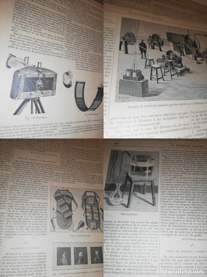 Collezionismo di Riviste e Giornali: Secci&oacute;n cient&iacute;fica. Art&iacute;culo de Revista con grabados. 1890.