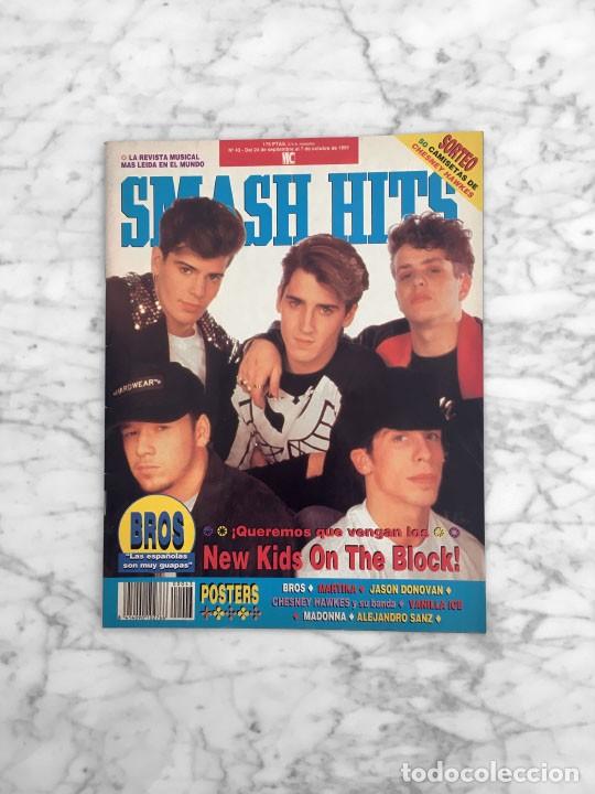 Coleccionismo de revistas y peri&oacute;dicos: SMASH HITS - 1991 - BROS, MARTIKA, MARKY MARK, NKOTB, EMF, THE FARM, SEAL, DANII MINOGUE, DE LA SOUL