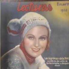 Coleccionismo de Revistas y Periódicos: TOMO LECTURAS AÑO 1932 - LITERATURA, CINE, ARTE, TEATRO, PUBLICIDAD...MAS DE 1.000 PAGINAS VER FOTOS