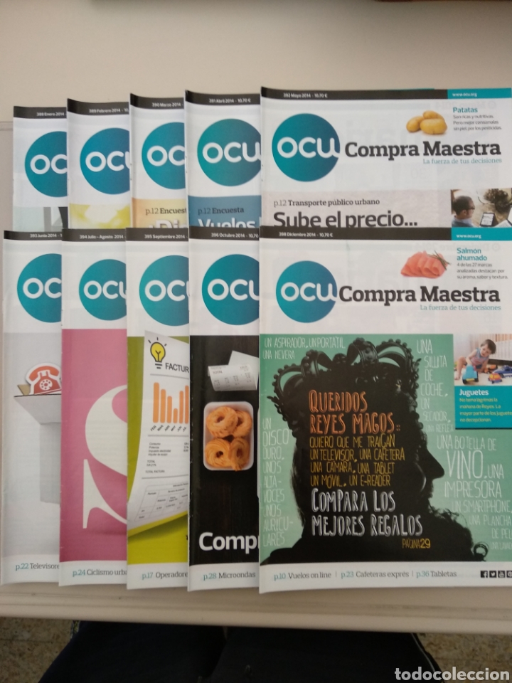 Coleccionismo de Revistas y Peri&oacute;dicos: OCU COMPRA MAESTRA A&Ntilde;O 2014
