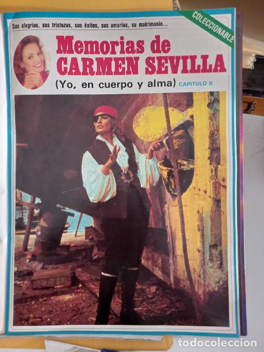 Coleccionismo de Revistas y Peri&oacute;dicos: CARMEN SEVILLA MEMORIAS EN SEMANA CAPITULO II YO EN CUERPO Y ALMA ESTRELLITA CASTRO