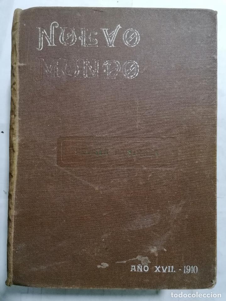 Coleccionismo de revistas y peri&oacute;dicos: LIBRO ENCUADERNADO REVISTA NUEVO MUNDO, A&Ntilde;O 1910 COMPLETO, RVISTAS N&ordm; 835 - 886