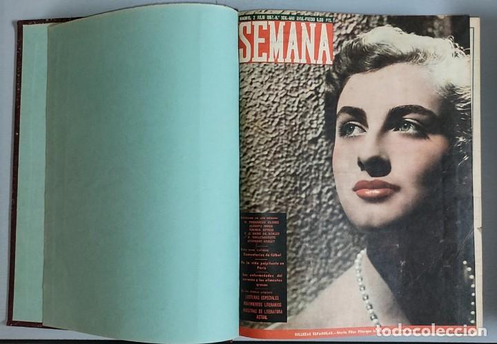 Coleccionismo de Revistas y Peri&oacute;dicos: Revista SEMANA encuadernada A&ntilde;o 1950 Tomo 2