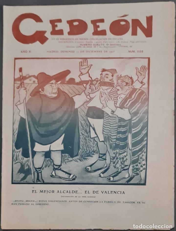 Collezionismo di Riviste e Giornali: Gede&oacute;n. N&ordm; 525. Madrid, 17 Diciembre 1905
