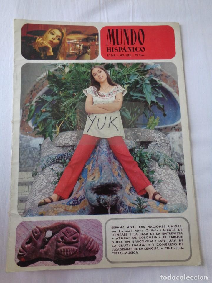 Coleccionismo de Revistas y Peri&oacute;dicos: ROMINA POWER EN PORTADA ~ GAUDI Y EL PARQUE G&Uacute;ELL ~ TERESA GIMPERA en MUNDO HISPANICO 1968