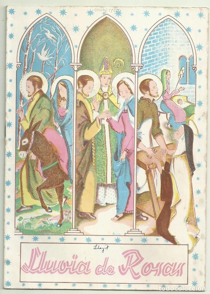 Coleccionismo de revistas y peri&oacute;dicos: REVISTA LLUVIA DE ROSAS, DE SANTA TERESITA DEL NI&Ntilde;O JESUS. N&ordm; 173, MARZO 1955