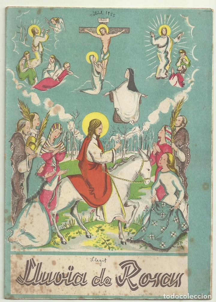 Coleccionismo de revistas y peri&oacute;dicos: REVISTA LLUVIA DE ROSAS, DE SANTA TERESITA DEL NI&Ntilde;O JESUS. N&ordm; 174, ABRIL 1955